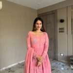Exquisite Sequence Embroidered Anarkali Suit Set - Real Model Design