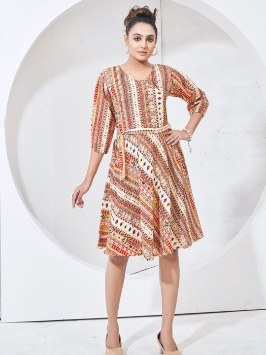 Stylish Belted Cotton Top for Summer Wear