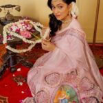Digital Print Organza Saree with Lace & Bangalore Blouse