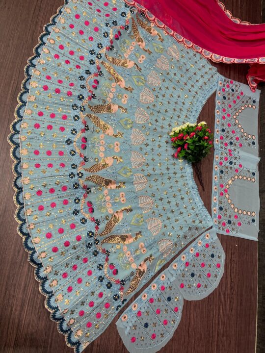 Bridal Handwork Lehenga Choli Set