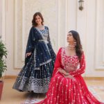 Fully stitched Georgette Chaniya Choli for Wedding with sequin work