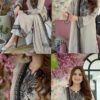 Designer faux georgette party wear suit set with embroidery and dupatta