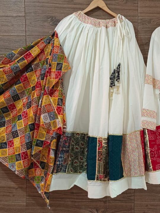 Stitched Blouse with Designer Cut Pest Work