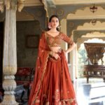 rangoli silk lehenga choli