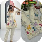 Embroidered Tissue Silk Co-ord Set for Women – Pramukhmart