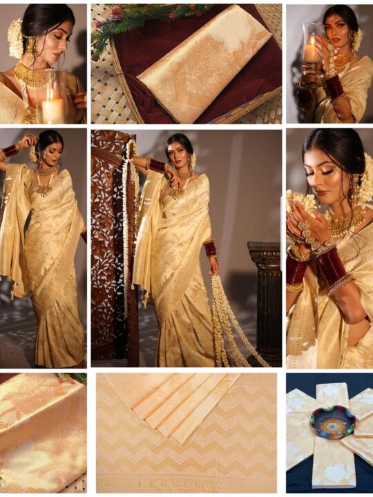 soft lichi silk saree