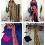 Fully stitched cotton kurti leggings dupatta set for women – Pramukhmart