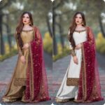 Chinon Silk Kurti Plazzo Dupatta Set with Sequin Embroidery – Pramukhmart
