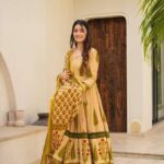 Soft cotton Mughal print suit set with dupatta – Pramukhmart