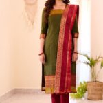 Full stitched cotton salwar suit set with dupatta for women – Pramukhmart