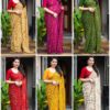 soft georgette saree for wedding