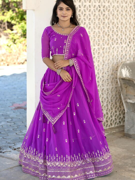 Traditional lehenga for women – stitched