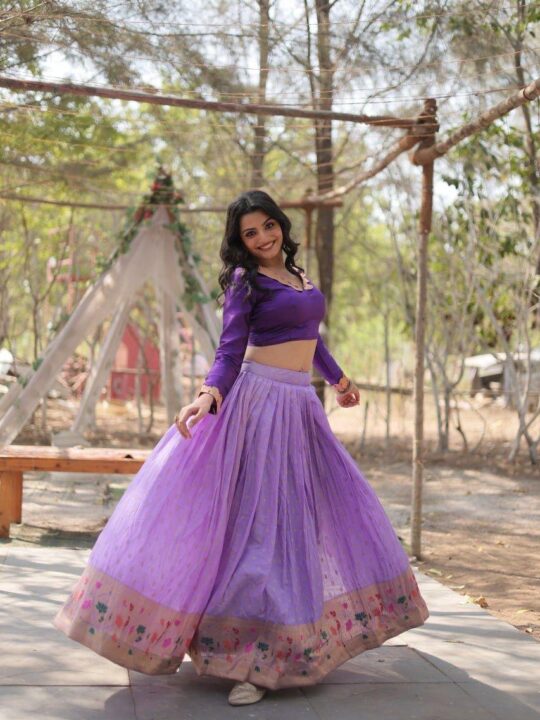 Pramukhmart viscose lehenga for festive wear