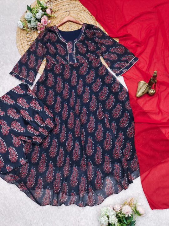 Premium ethnic georgette suit set for women
