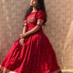 Jacquard silk gown for women with Paithani style and full flair