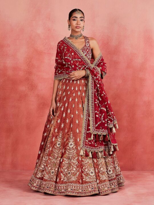 Premium designer chaniya choli with dupatta in Rolex silk and sequin embroidery