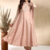vichitra silk kurti set