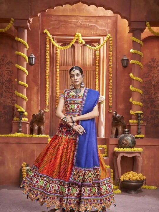 Hand Embroidered Navratri Chaniya Choli