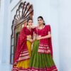 Pure Chanderi Lehenga Choli Set with Zari Weaving and Dupatta – Pramukhmart