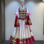 Khadi cotton chaniya choli with gamthi blouse and lagdi dupatta – Swarna