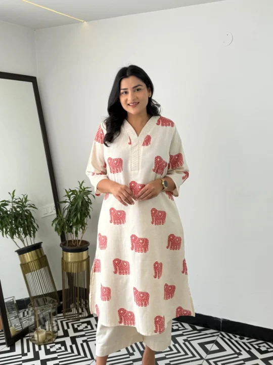 cotton coord set for women