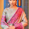 Ultrasoft Kanjivaram Patola Silk Saree with Brocade Blouse and Tassels