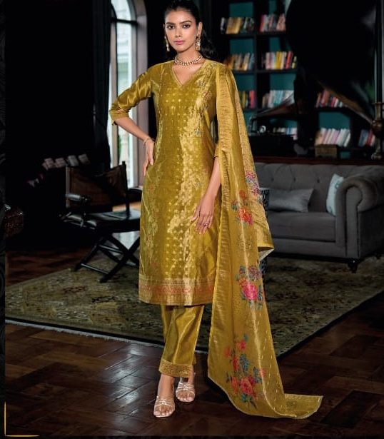 Digital print Simar silk dupatta with fancy lace – Pramukhmart