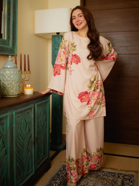 Digital print designer crepe Co-ords set with plazzo for women – Pramukhmart