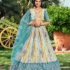 Chaniya Choli for Women with Zari Sequin Work and Net Dupatta