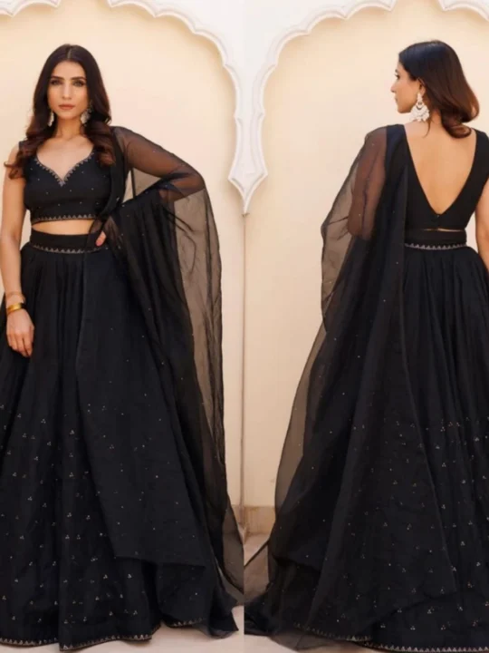Black Lehenga Choli for Wedding