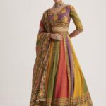 Organza Silk Lehenga Choli with Handwork – Full Set with Dupatta