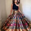 Banarasi Silk Lehenga with Zari Work and Stitched Blouse – Pramukhmart