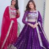 embroidered georgette chaniya choli