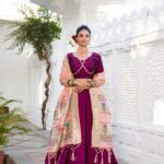 Vichitra Silk Lehenga with Paithni Border