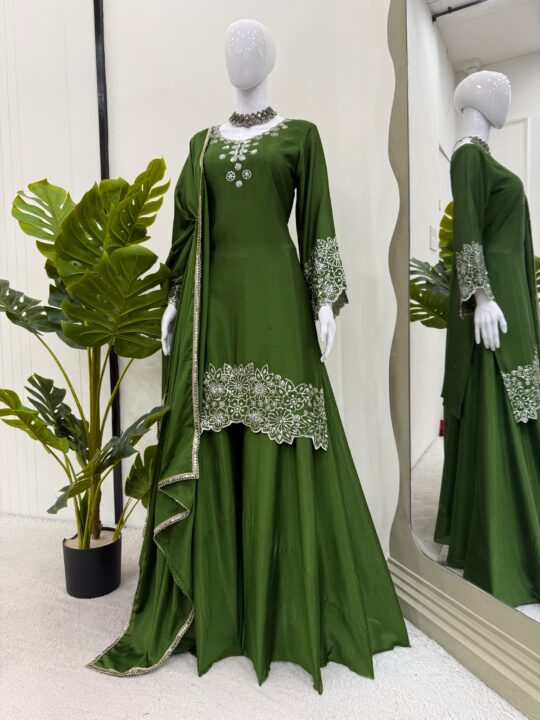 Full stitched ethnic suit set for women
