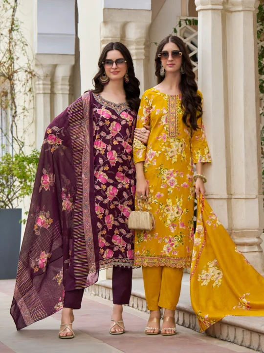 cotton top bottom dupatta
