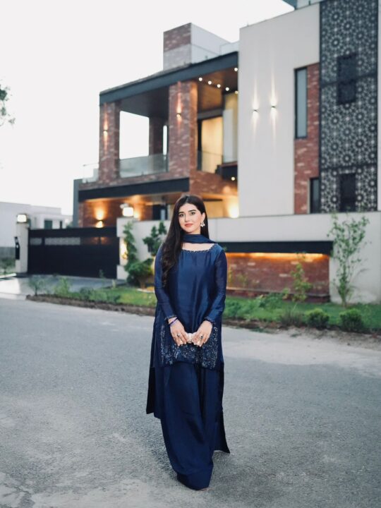 Farshi Palazzo with Elastic Waistband