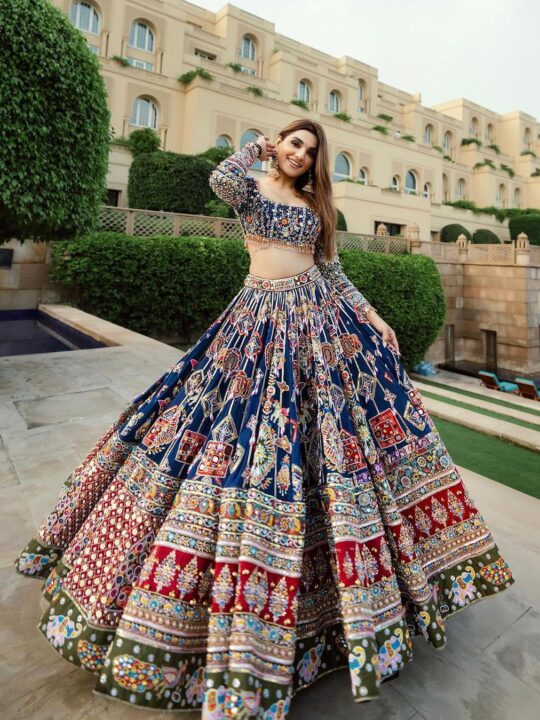muslin cotton lehenga
