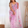 premium organza silk saree