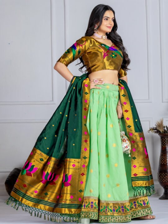 Heavy Embroidered Dupatta with Latkan