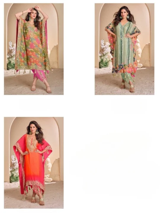 kaftan kurti with pants
