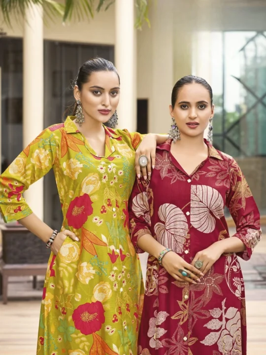 a-line kurta set for women