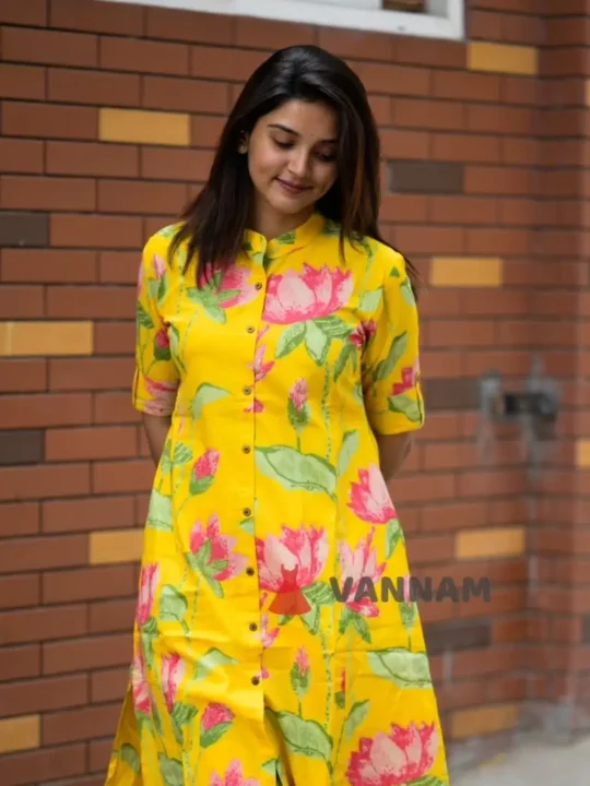 Poly rayon co-ord set with pant and long top