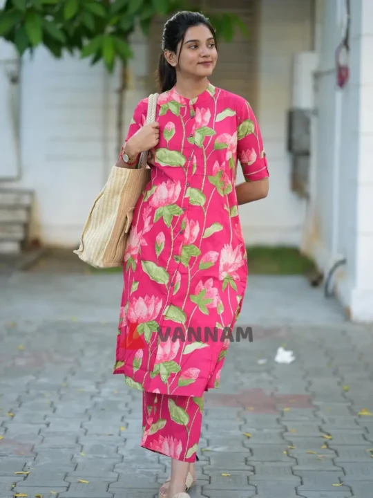 Digital print women’s co-ord set – front view