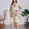 Floral cotton co-ord set for women – Pramukhmart stitched outfit