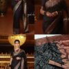 Heavy zari banarasi silk saree with rich pallu