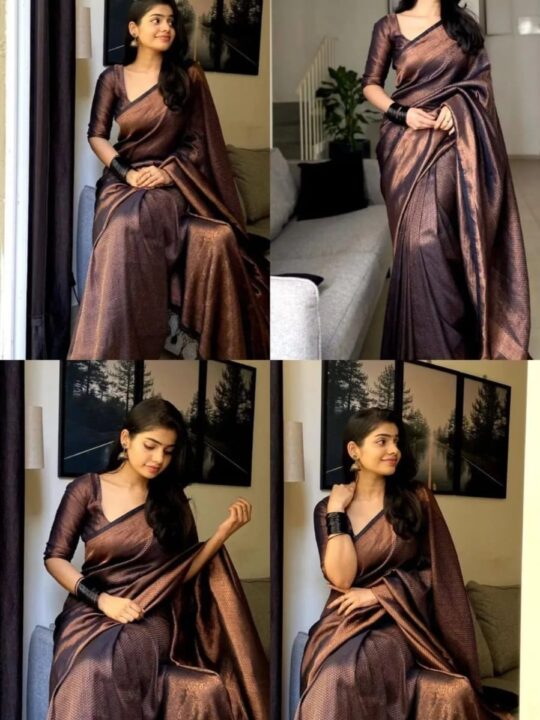 banarasi silk saree with zari