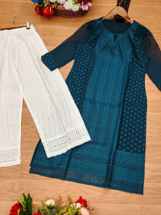 Women’s ethnic palazzo suit in 9 beautiful colors