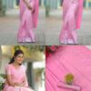 Soft Banarasi silk saree with zari border and rich pallu