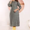 viscose maslin kurti set